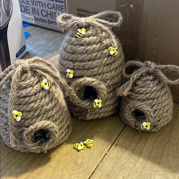 Rustic Beehive Rope Decor Set - Picture 1 of 1